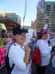Closing ceremony at 3-Day Breast Cancer Walk