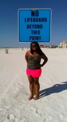 at the beach!