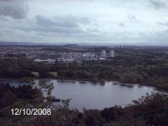 UP THE TOP OF ARTHUR SEAT DURNING OUR WALK