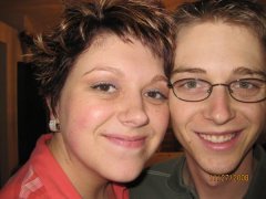Thanksgiving 2008 with my husband Josh.