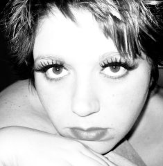 Me just messing around with make-up and the camera...