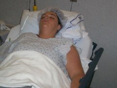 Boy these drugs work good. Fresh out of surgery!