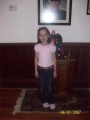 avery first day of grade 1!