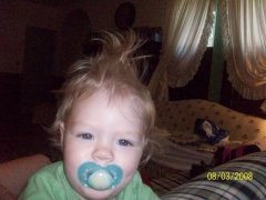 "Katelyn Loo Who" she looks like something from Dr. Suess with this hair!