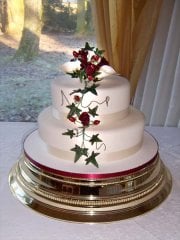 Wintery Ivy cake