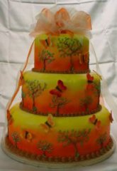 Not my favorite, but interesting none the less! The bride liked it!