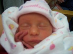 Sophia Nicole one wk old in the NICU