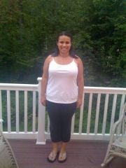 9/4/2009, 1 month out--the shirt hangs a little now; 201 lbs