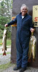 1st days catch! Hubby looking happy!