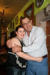 My Dad and I at my Party