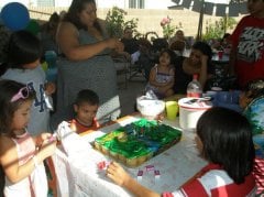 This is me at my son's 3 b-day July 2008