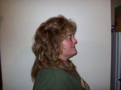 New highlighted hair afer hair was colored first
