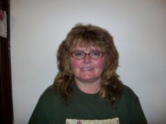 Front view of myself after getting my hair highlighted, with some make-up on.