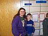 Myself with my grandson at his school lunch room.