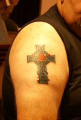 Celtic cross Tatoo Sept. 2008 019