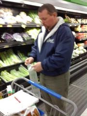michael at walmart on3-7-10, he looks amazing now.  he has lost 71#