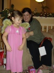 getting her wings!