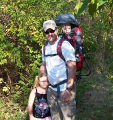 My husband, our son and my sweet stepdaughter