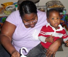 My son's 1st birthday party 337lbs