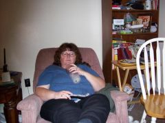 This is my profile picture, pre-surgery photo of me watching tv in my recliner. This is the Old Me.