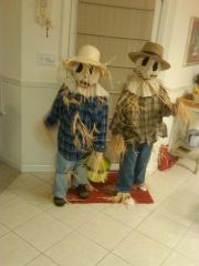 My boys at halloween. The hubby and I made the costumes!