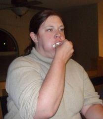 In my defense we were playing a game of "Chubby Bunny"