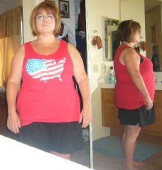 I now have boobie do disease. My stomach sticks out farther than my boobies do!