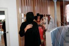 Me in a burka, Tony said it was an improvement