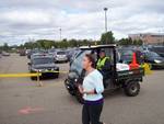 Me almost to finish, not realizing I still had to make a lap of the parking lot, already thinking I was gonna DIE at that point LOL.