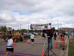 Just over runners finish line, alive and breathing. :D