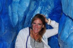 Carol in Ice Cave