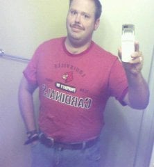 Me looking a little skinny. But not much.