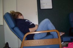 at the hospital