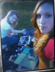 painting in the park with shmoo