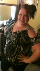 3 months and 2 weeks post op! an XL shirt which is a huge difference from 3xl!!! woop!!