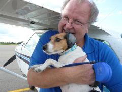 Taking Gidget flying