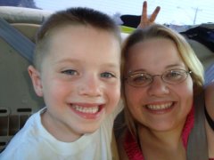 Nephew and myself.
 Sept 19th. 11 months after operation. Down 94lbs...