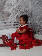 She looks like she is really going down hill screaming...LOL!