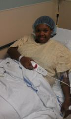 IN THE PRE OP ROOM