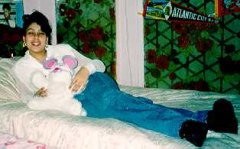 This was my glamour shoot when I was sixteen . It was take during X-mas eve in 1991.