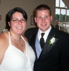 With my cousin at his wedding