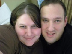 Me and the Hubby relaxing after a day at Universal