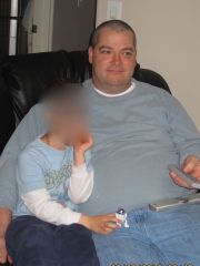 Pre-op - Sitting with my son