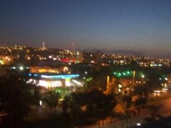The view at dusk from my window