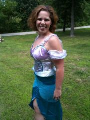 My husband went Halloween costume shopping for me, albeit a bit early... He thought I'd look great as Ariel... I'll be getting the hair. I am currently still maintaining and wearing a size 4.