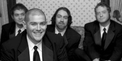 me with my younger and older brothers and best friend, New Year's Eve, 2006. approx 240 lbs.