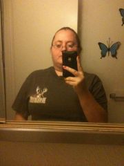 On my hubby's shirt