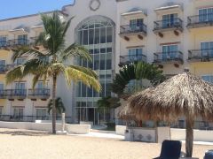 back view of the building we stayed in