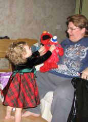 Me and our granddaughter Christmas 2010