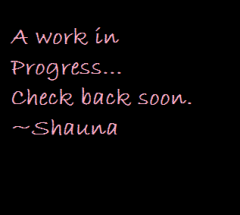 work In progess